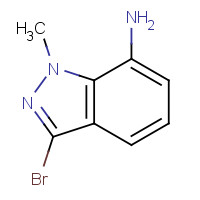 885271-76-1 3-bromo-1-methylindazol-7-amine chemical structure