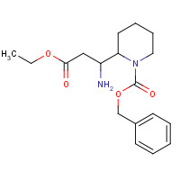 886362-39-6 benzyl 2-(1-amino-3-ethoxy-3-oxopropyl)piperidine-1-carboxylate chemical structure