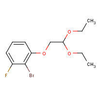286836-06-4 2-bromo-1-(2,2-diethoxyethoxy)-3-fluorobenzene chemical structure