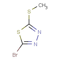 97109-46-1 2-bromo-5-methylsulfanyl-1,3,4-thiadiazole chemical structure