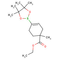 1260106-23-7 ethyl 1-methyl-4-(4,4,5,5-tetramethyl-1,3,2-dioxaborolan-2-yl)cyclohex-3-ene-1-carboxylate chemical structure