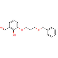 1093644-47-3 2-hydroxy-3-(3-phenylmethoxypropoxy)benzaldehyde chemical structure