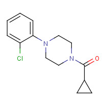 37012-03-6 [4-(2-chlorophenyl)piperazin-1-yl]-cyclopropylmethanone chemical structure