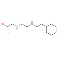 130327-95-6 2-[2-(2-cyclohexylethylamino)ethylamino]acetic acid chemical structure
