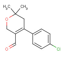 1228783-99-0 4-(4-chlorophenyl)-6,6-dimethyl-2,5-dihydropyran-3-carbaldehyde chemical structure