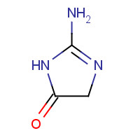 503-86-6 2-amino-1,4-dihydroimidazol-5-one chemical structure