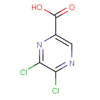 76537-42-3 5,6-dichloropyrazine-2-carboxylic acid chemical structure