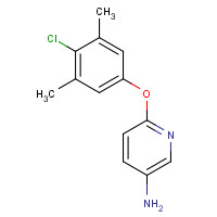 218457-66-0 6-(4-chloro-3,5-dimethylphenoxy)pyridin-3-amine chemical structure