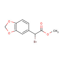 158692-25-2 methyl 2-(1,3-benzodioxol-5-yl)-2-bromoacetate chemical structure