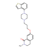 913612-25-6 7-[3-[4-(1-benzothiophen-4-yl)piperazin-1-yl]propoxy]-2-methyl-3,4-dihydroisoquinolin-1-one chemical structure