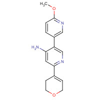 1354288-31-5 2-(3,6-dihydro-2H-pyran-4-yl)-5-(6-methoxypyridin-3-yl)pyridin-4-amine chemical structure