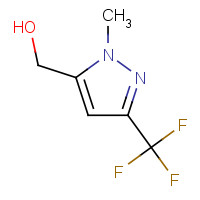 949898-58-2 [2-methyl-5-(trifluoromethyl)pyrazol-3-yl]methanol chemical structure