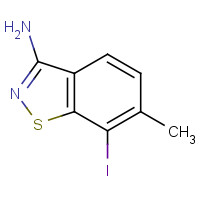 909187-70-8 7-iodo-6-methyl-1,2-benzothiazol-3-amine chemical structure