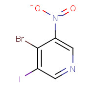 1072141-17-3 4-bromo-3-iodo-5-nitropyridine chemical structure