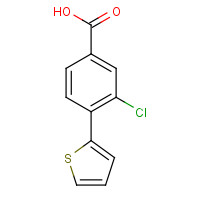 13382-68-8 3-chloro-4-thiophen-2-ylbenzoic acid chemical structure