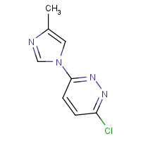 941294-26-4 3-chloro-6-(4-methylimidazol-1-yl)pyridazine chemical structure