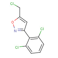31007-74-6 5-(chloromethyl)-3-(2,6-dichlorophenyl)-1,2-oxazole chemical structure