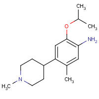 1032903-66-4 5-methyl-4-(1-methylpiperidin-4-yl)-2-propan-2-yloxyaniline chemical structure