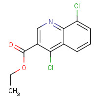 56824-91-0 ethyl 4,8-dichloroquinoline-3-carboxylate chemical structure
