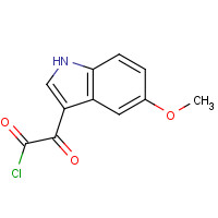 2426-19-9 2-(5-methoxy-1H-indol-3-yl)-2-oxoacetyl chloride chemical structure