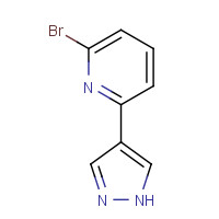 1093879-85-6 2-bromo-6-(1H-pyrazol-4-yl)pyridine chemical structure