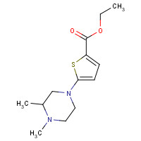 1035271-17-0 ethyl 5-(3,4-dimethylpiperazin-1-yl)thiophene-2-carboxylate chemical structure