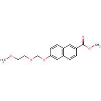 551904-54-2 methyl 6-(2-methoxyethoxymethoxy)naphthalene-2-carboxylate chemical structure