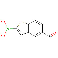 1182272-63-4 (5-formyl-1-benzothiophen-2-yl)boronic acid chemical structure