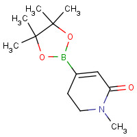 1227068-65-6 1-methyl-4-(4,4,5,5-tetramethyl-1,3,2-dioxaborolan-2-yl)-2,3-dihydropyridin-6-one chemical structure