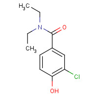 27522-98-1 3-chloro-N,N-diethyl-4-hydroxybenzamide chemical structure