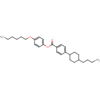 89331-95-3 (4-hexoxyphenyl) 4-(4-butylcyclohexyl)benzoate chemical structure