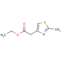 37128-24-8 ethyl 2-(2-methyl-1,3-thiazol-4-yl)acetate chemical structure