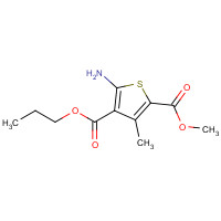 438532-72-0 2-O-methyl 4-O-propyl 5-amino-3-methylthiophene-2,4-dicarboxylate chemical structure