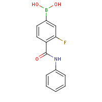 874288-40-1 [3-fluoro-4-(phenylcarbamoyl)phenyl]boronic acid chemical structure