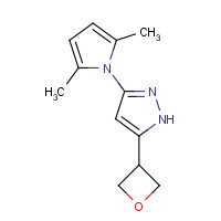 1425932-05-3 3-(2,5-dimethylpyrrol-1-yl)-5-(oxetan-3-yl)-1H-pyrazole chemical structure