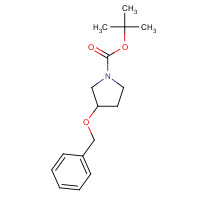 127342-21-6 tert-butyl 3-phenylmethoxypyrrolidine-1-carboxylate chemical structure