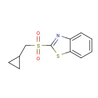 210704-81-7 2-(cyclopropylmethylsulfonyl)-1,3-benzothiazole chemical structure