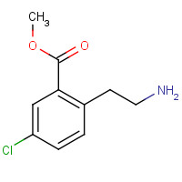 1292209-82-5 methyl 2-(2-aminoethyl)-5-chlorobenzoate chemical structure