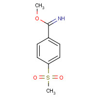 1196532-94-1 methyl 4-methylsulfonylbenzenecarboximidate chemical structure