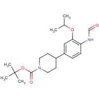 1462951-51-4 tert-butyl 4-(4-formamido-3-propan-2-yloxyphenyl)piperidine-1-carboxylate chemical structure