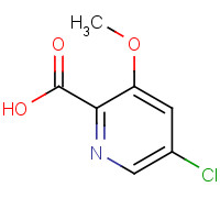 1256789-21-5 5-chloro-3-methoxypyridine-2-carboxylic acid chemical structure