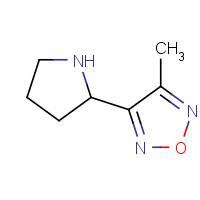 936940-68-0 3-methyl-4-pyrrolidin-2-yl-1,2,5-oxadiazole chemical structure