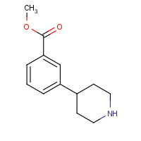 744197-23-7 methyl 3-piperidin-4-ylbenzoate chemical structure