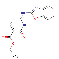 670220-69-6 ethyl 2-(1,3-benzoxazol-2-ylamino)-6-oxo-1H-pyrimidine-5-carboxylate chemical structure