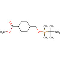 1308837-69-5 methyl 4-[[tert-butyl(dimethyl)silyl]oxymethyl]cyclohexane-1-carboxylate chemical structure