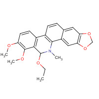 79559-55-0 13-ethoxy-1,2-dimethoxy-12-methyl-13H-[1,3]benzodioxolo[5,6-c]phenanthridine chemical structure