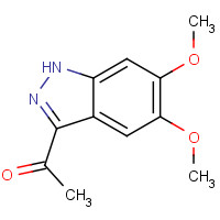 1386457-52-8 1-(5,6-dimethoxy-1H-indazol-3-yl)ethanone chemical structure