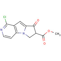 688357-20-2 methyl 4-chloro-6-oxo-7,8-dihydropyrido[3,4-b]pyrrolizine-7-carboxylate chemical structure