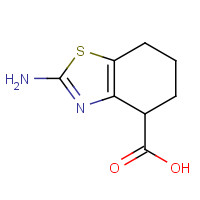 40440-23-1 2-amino-4,5,6,7-tetrahydro-1,3-benzothiazole-4-carboxylic acid chemical structure
