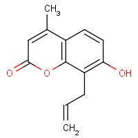 1616-54-2 7-hydroxy-4-methyl-8-prop-2-enylchromen-2-one chemical structure